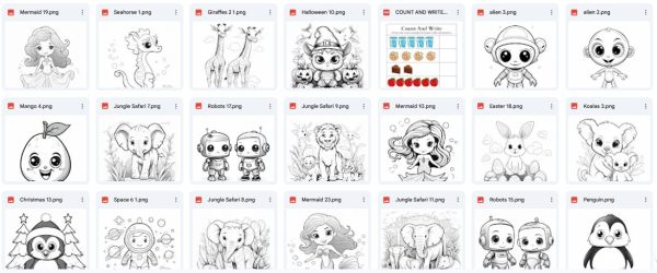 9,700+ Ultimate Kids Coloring & Activity Sheet Collection - Image 3