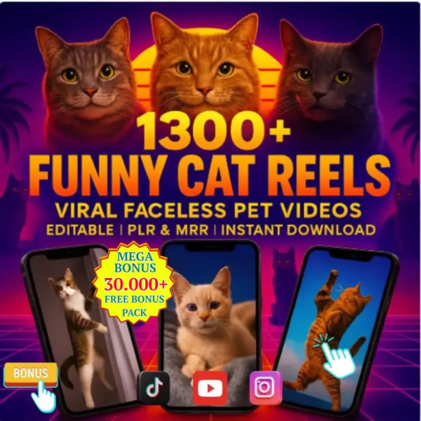 1300+ Funny Cat Reel Collection