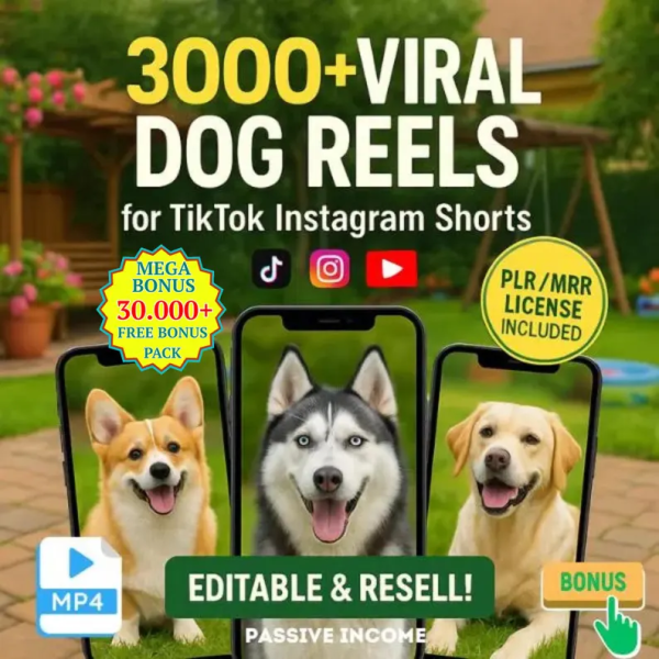3000+ Dog Reels Collection