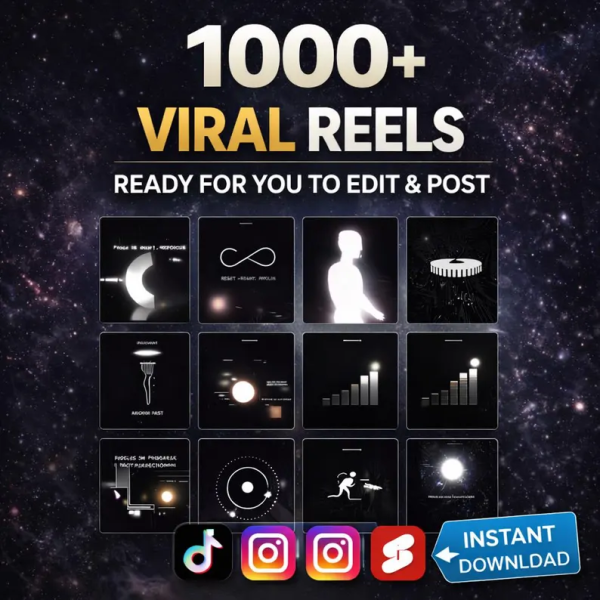 1000+ Minimalist Motivational Reels Collection